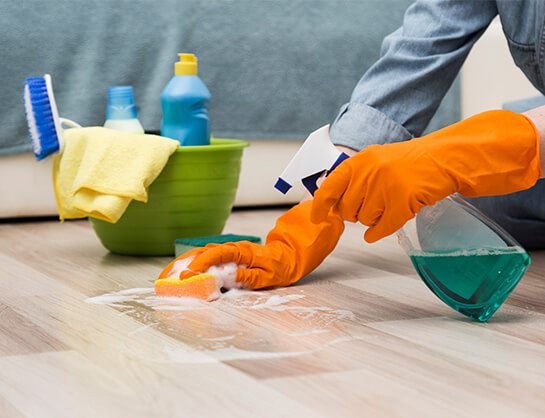 Professional housekeeping services in Mumbai - trained staff cleaning office spaces